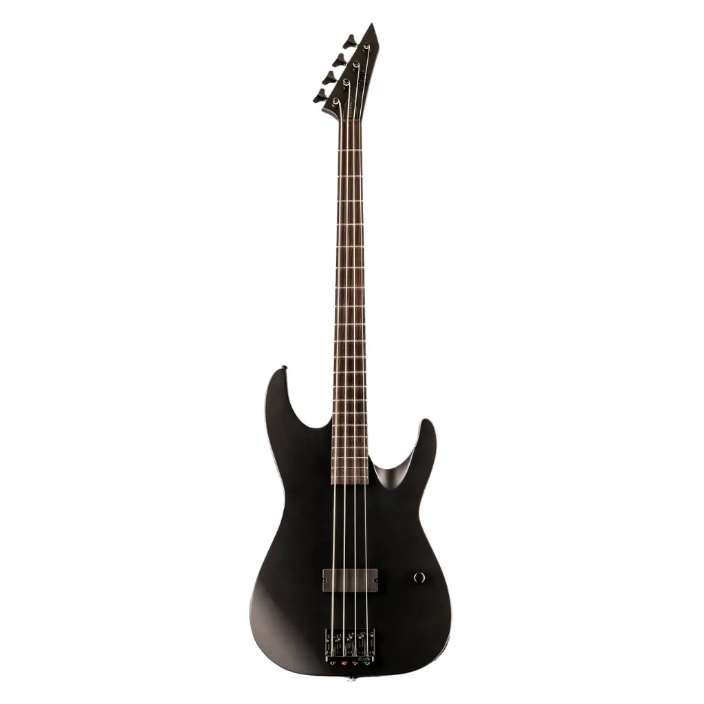 ESP LTD M-4 Black Metal Bass Guitar - Black Satin