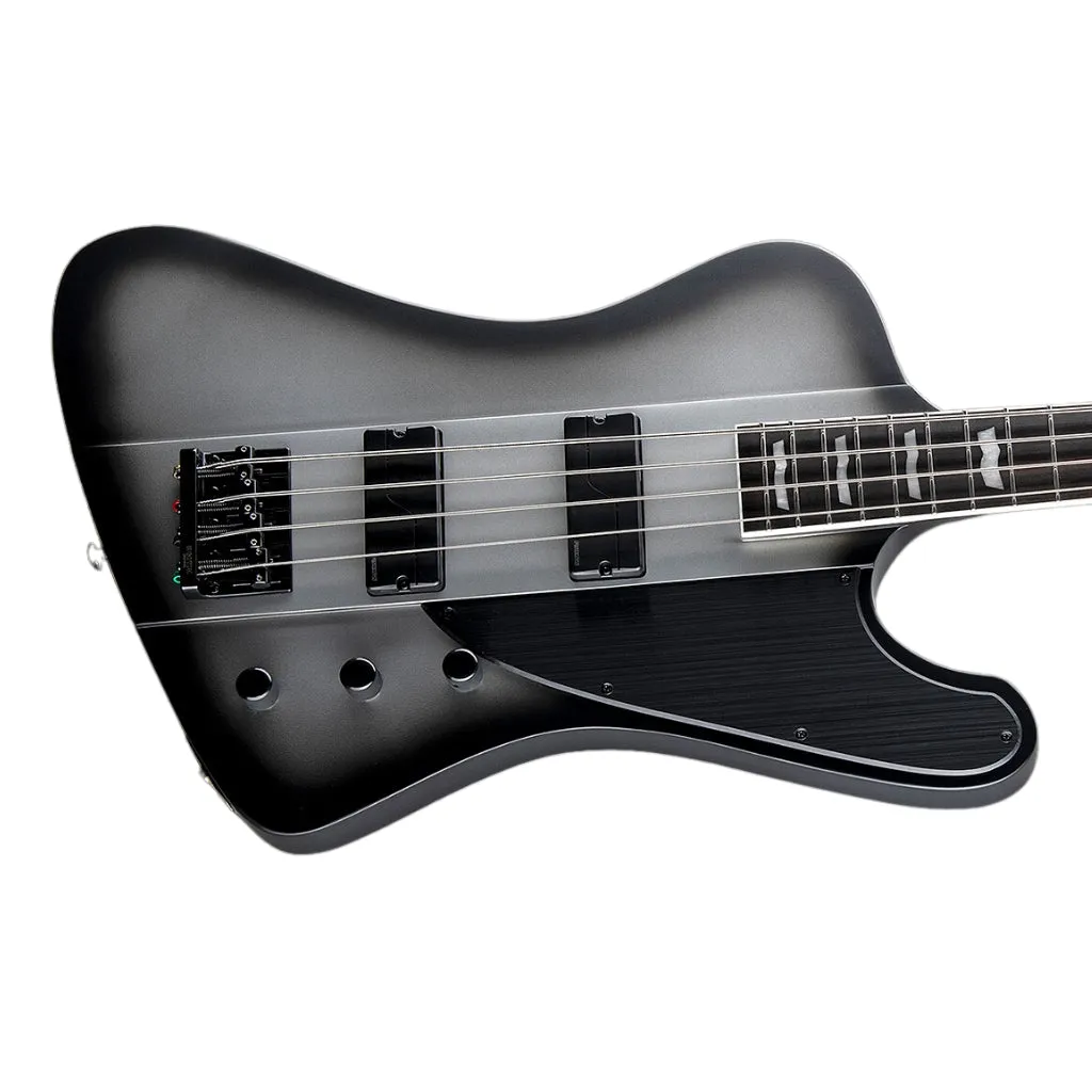 ESP LTD Phoenix 1004 Bass Guitar - Silver Sunburst Satin
