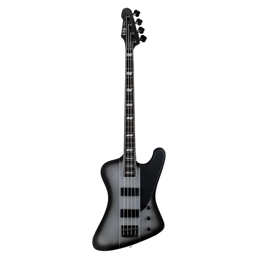 ESP LTD Phoenix 1004 Bass Guitar - Silver Sunburst Satin