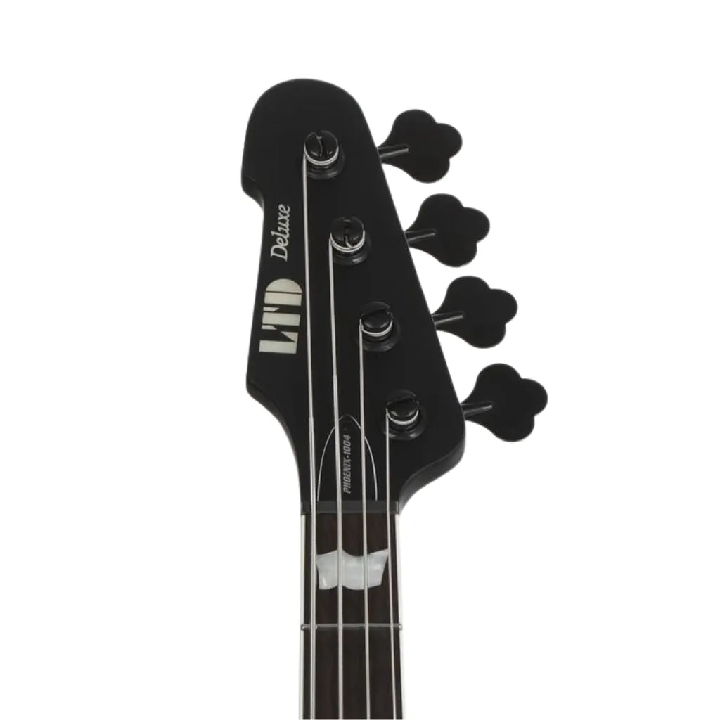 ESP LTD Phoenix 1004 Bass Guitar - Silver Sunburst Satin