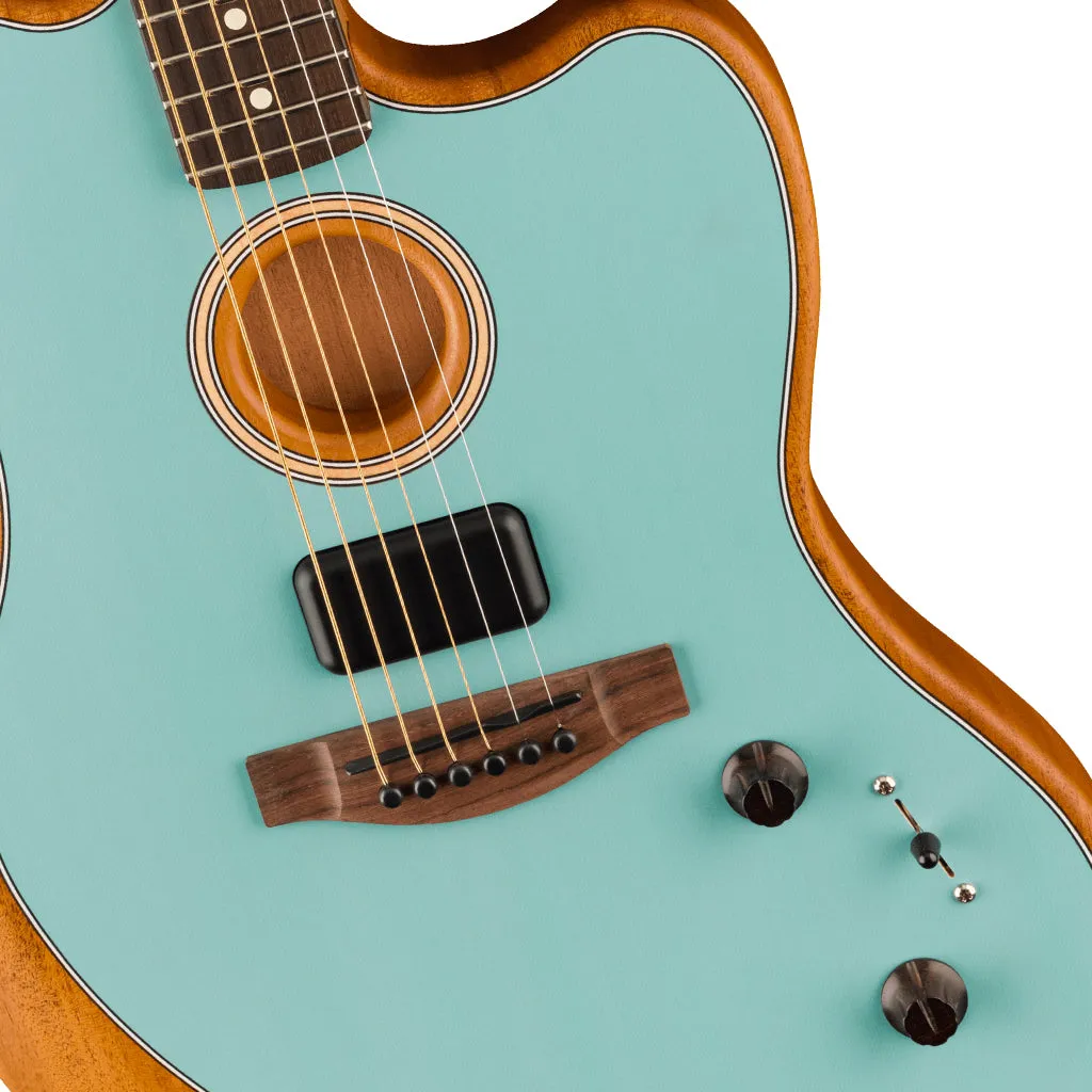 Fender Acoustasonic Player Jazzmaster, Rosewood Fingerboard, Ice Blue