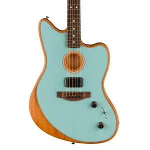 Fender Acoustasonic Player Jazzmaster, Rosewood Fingerboard, Ice Blue