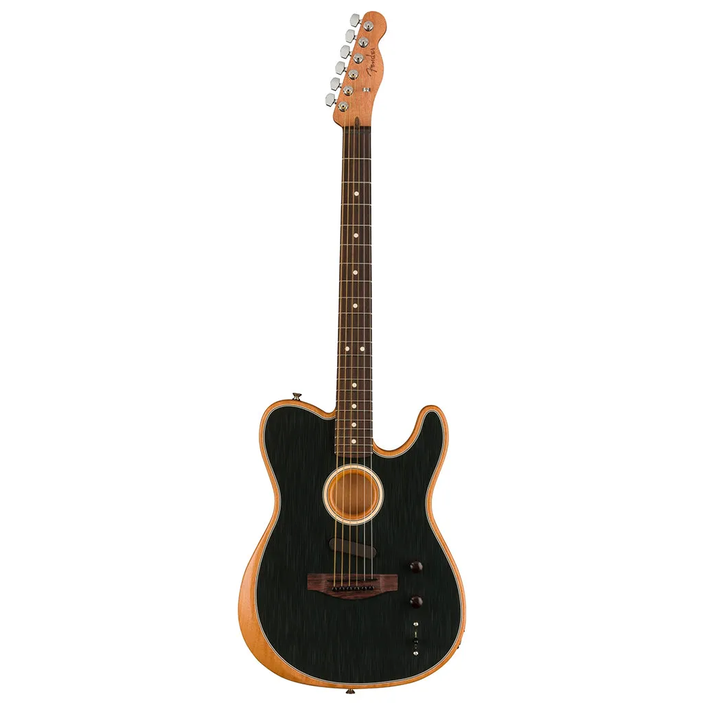 Fender - Acoustasonic Player Telecaster - Rosewood Fingerboard - Brushed Black