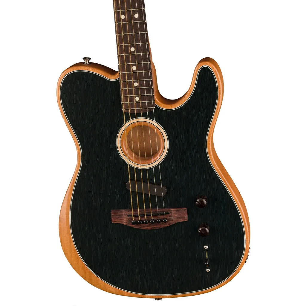 Fender - Acoustasonic Player Telecaster - Rosewood Fingerboard - Brushed Black