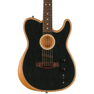 Fender - Acoustasonic Player Telecaster - Rosewood Fingerboard - Brushed Black