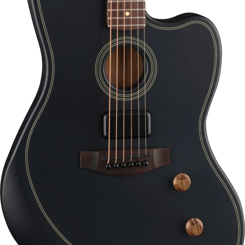 Fender  Acoustasonic Standard Jazzmaster Guitar - Black