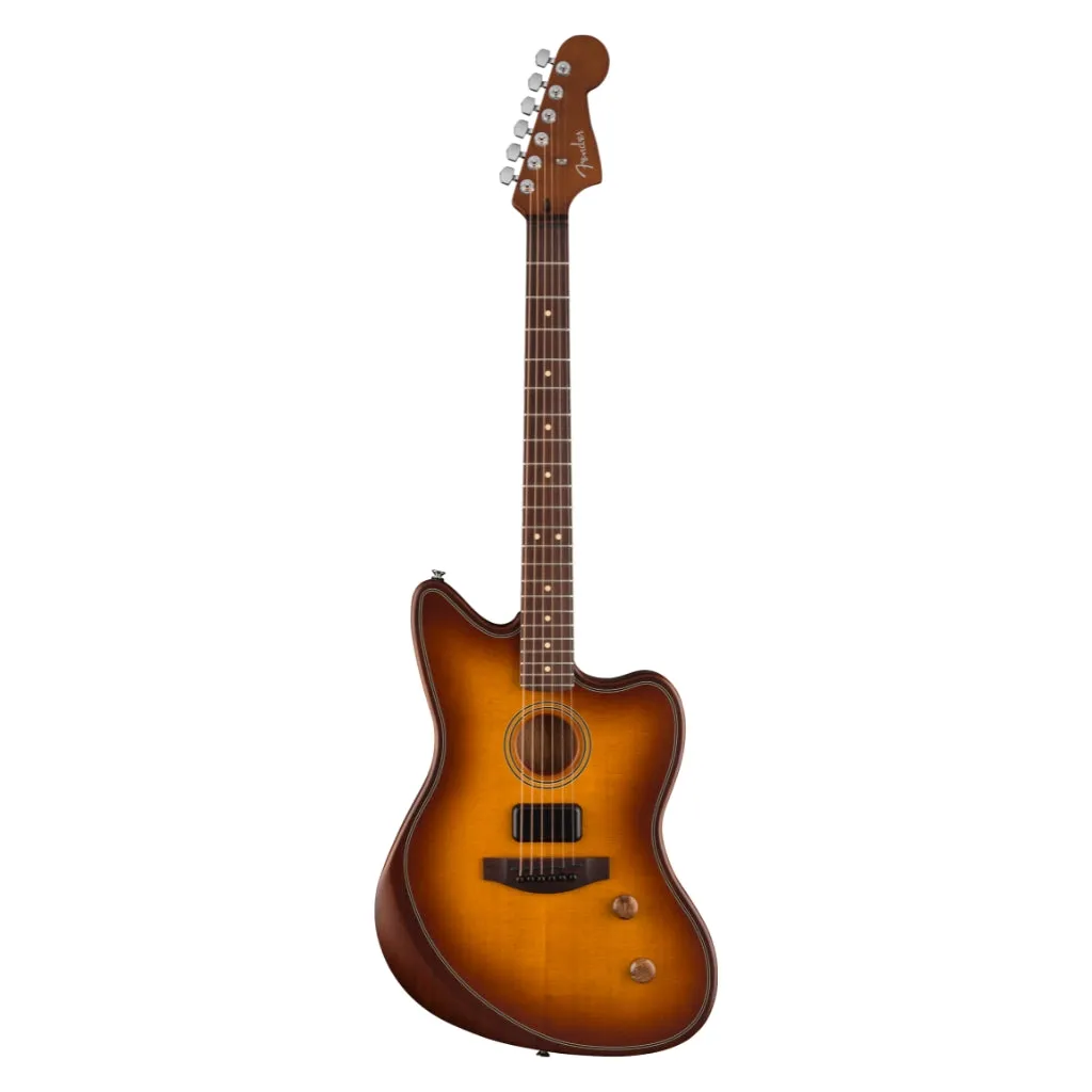 Fender Acoustasonic Standard Jazzmaster Guitar - Honey Burst