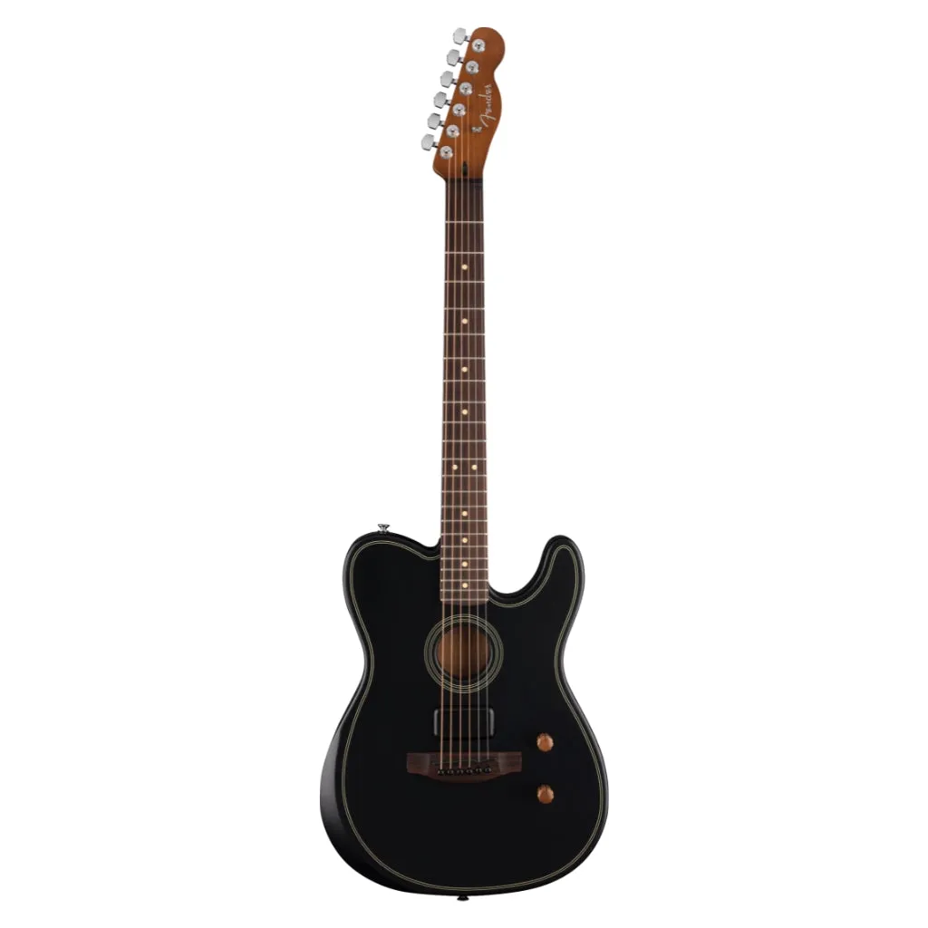 Fender Acoustasonic Standard Telecaster Guitar - Black