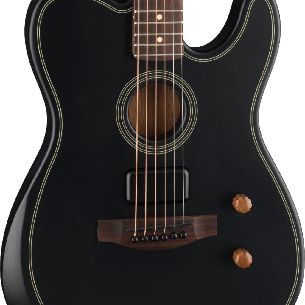 Fender Acoustasonic Standard Telecaster Guitar - Black