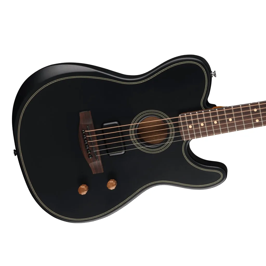 Fender Acoustasonic Standard Telecaster Guitar - Black