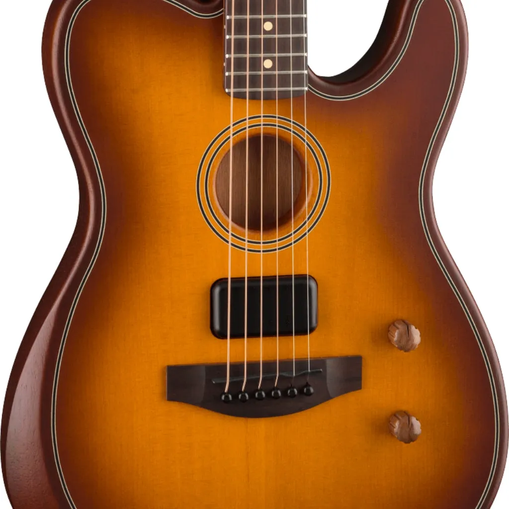 Fender Acoustasonic Standard Telecaster Guitar - Honey Burst