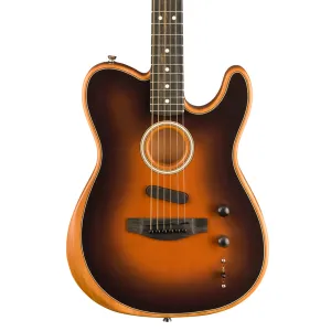 Fender American Acoustasonic Telecaster, Ebony Fingerboard, Sunburst