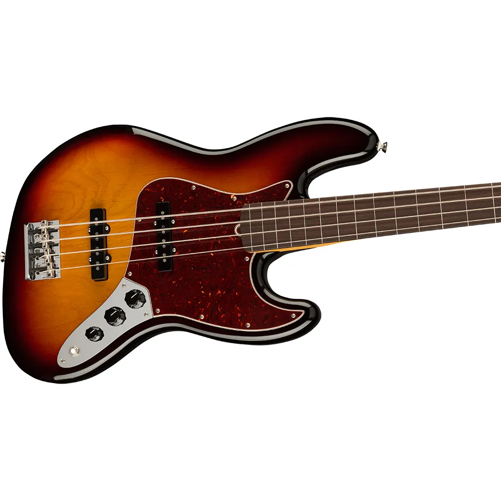 Fender - American Professional II Jazz Bass Fretless - Rosewood Fingerboard - 3-Color Sunburst