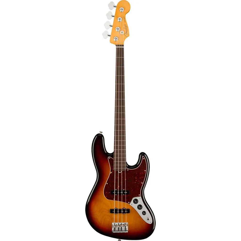 Fender - American Professional II Jazz Bass Fretless - Rosewood Fingerboard - 3-Color Sunburst