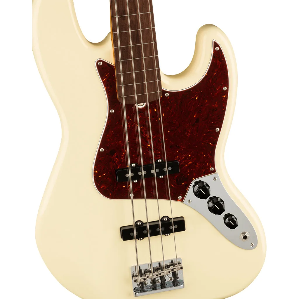 Fender - American Professional II Jazz Bass Fretless - Rosewood Fingerboard - Olympic White