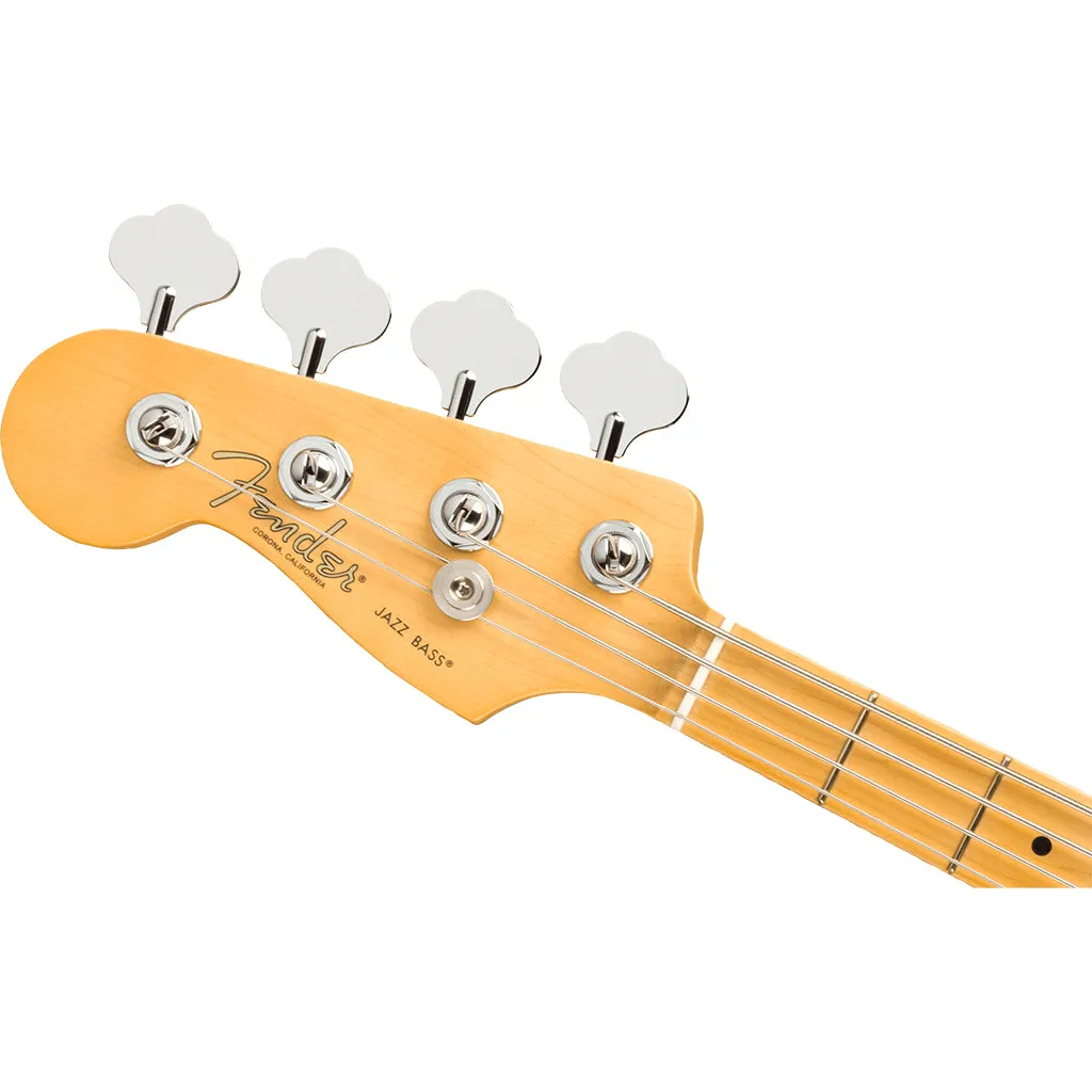 Fender - American Professional II Jazz Bass Left-Hand - Maple Fingerboard - Miami Blue