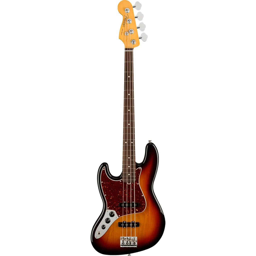 Fender - American Professional II Jazz Bass Left-Hand - Rosewood Fingerboard - 3-Color Sunburst