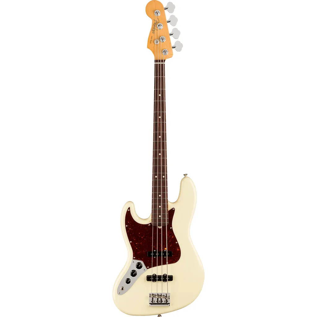Fender - American Professional II Jazz Bass Left-Hand - Rosewood Fingerboard - Olympic White