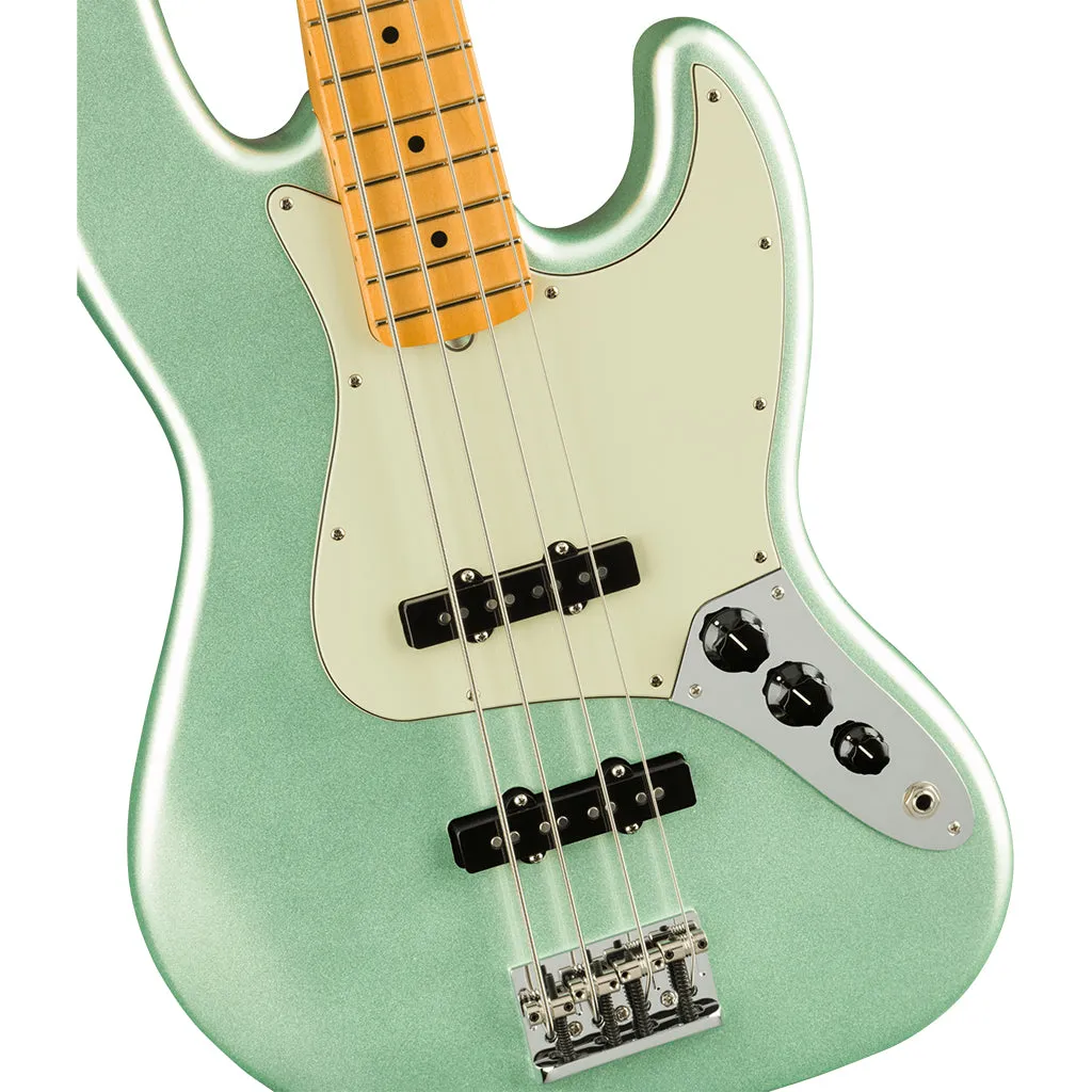 Fender - American Professional II Jazz Bass - Maple Fingerboard - Mystic Surf Green