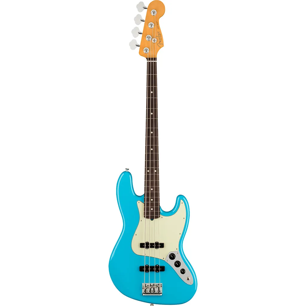 Fender - American Professional II Jazz Bass - Rosewood Fingerboard - Miami Blue