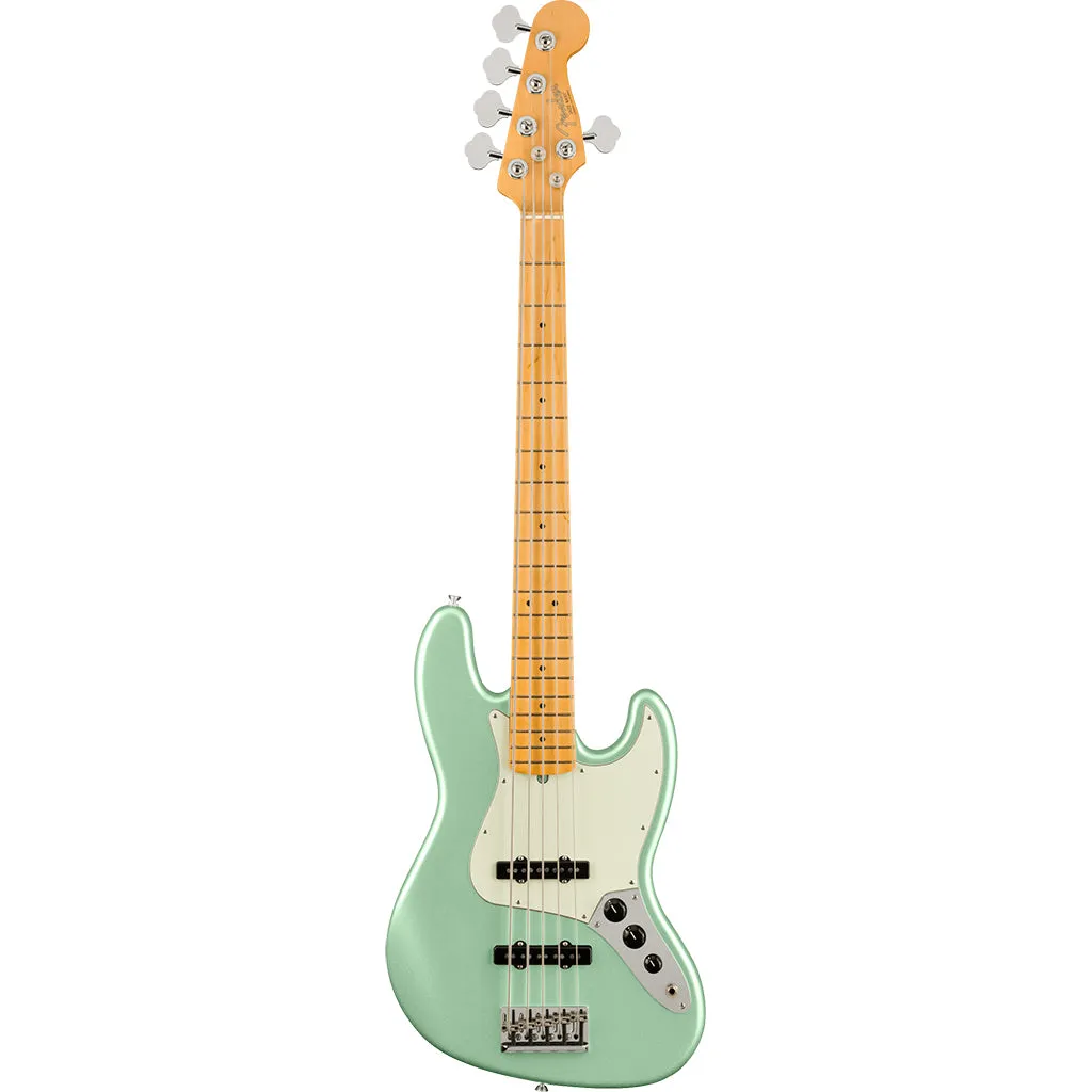 Fender - American Professional II Jazz Bass V - Maple Fingerboard - Mystic Surf Green