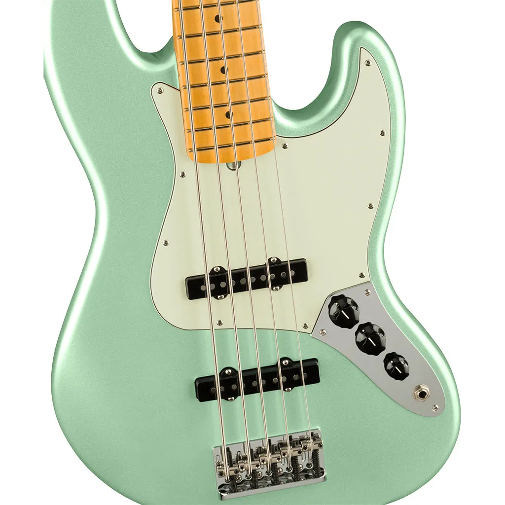 Fender - American Professional II Jazz Bass V - Maple Fingerboard - Mystic Surf Green