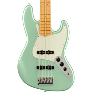 Fender - American Professional II Jazz Bass V - Maple Fingerboard - Mystic Surf Green