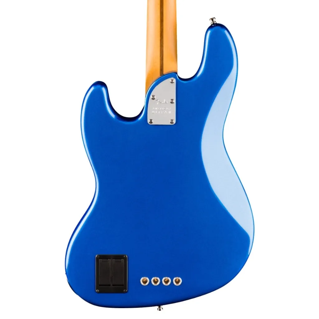 Fender American Ultra II Ebony Fingerboard Jazz Bass - Noble Blue