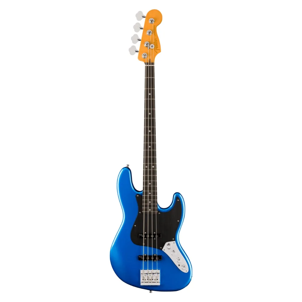 Fender American Ultra II Ebony Fingerboard Jazz Bass - Noble Blue