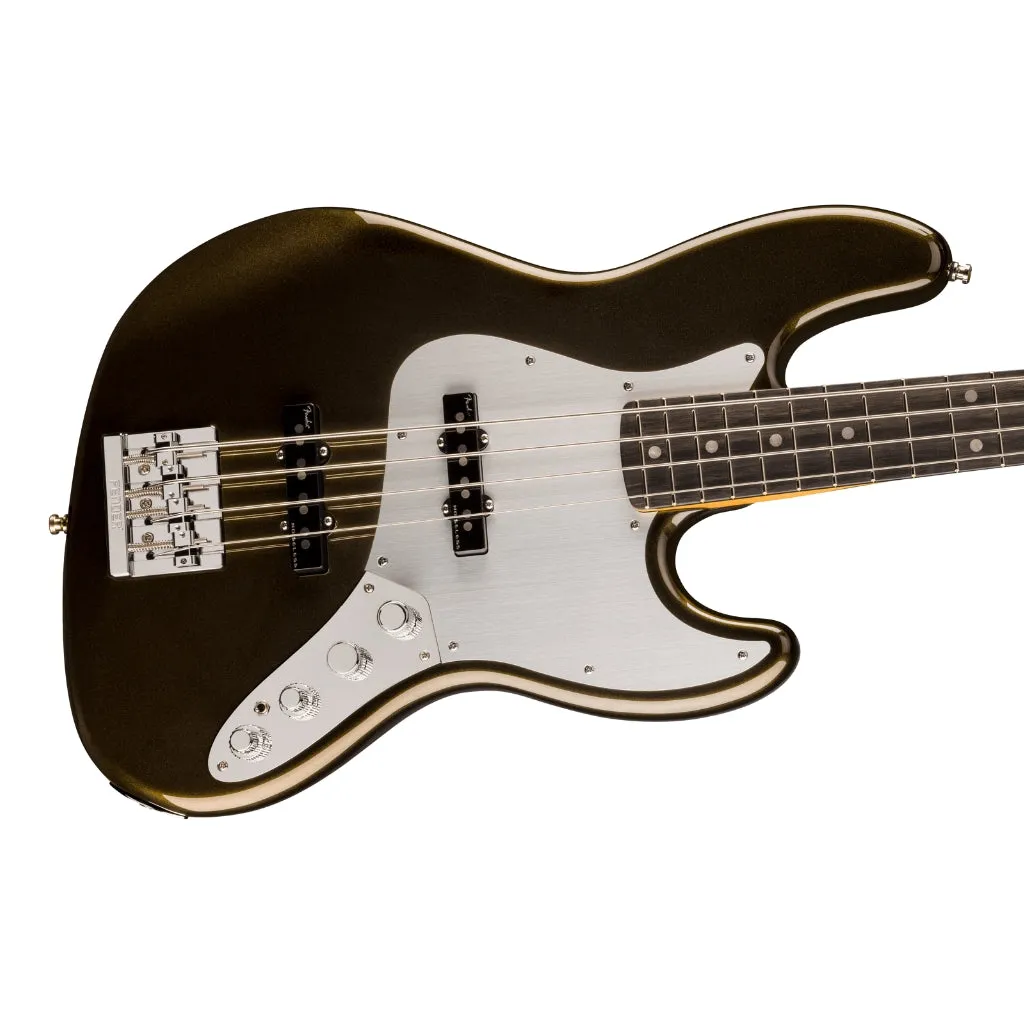 Fender American Ultra II Ebony Fingerboard Jazz Bass - Texas Tea