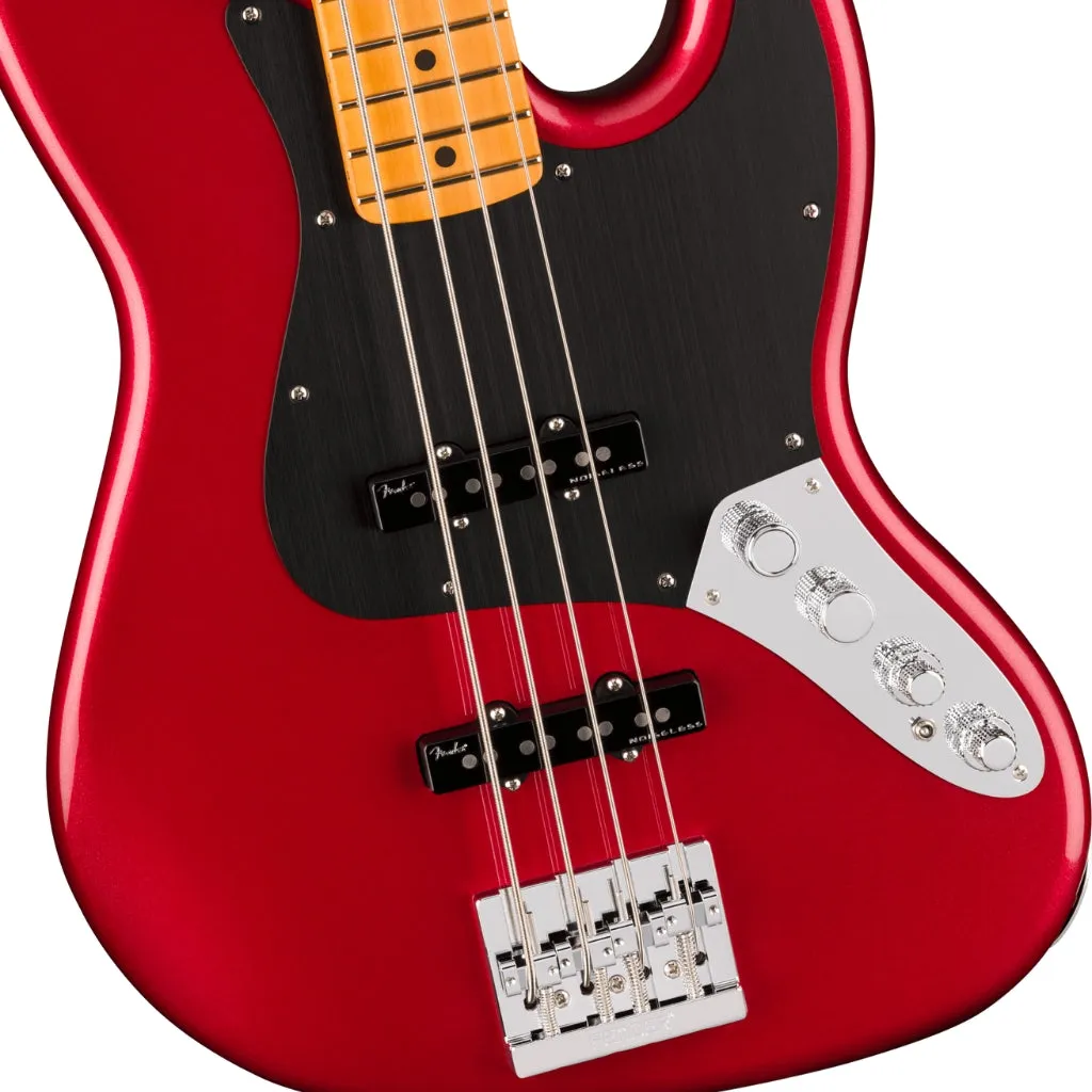Fender American Ultra II Maple Fingerboard Jazz Bass - Sinister Red
