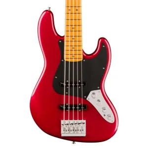Fender American Ultra II Maple Fingerboard Jazz Bass  V - Sinister Red