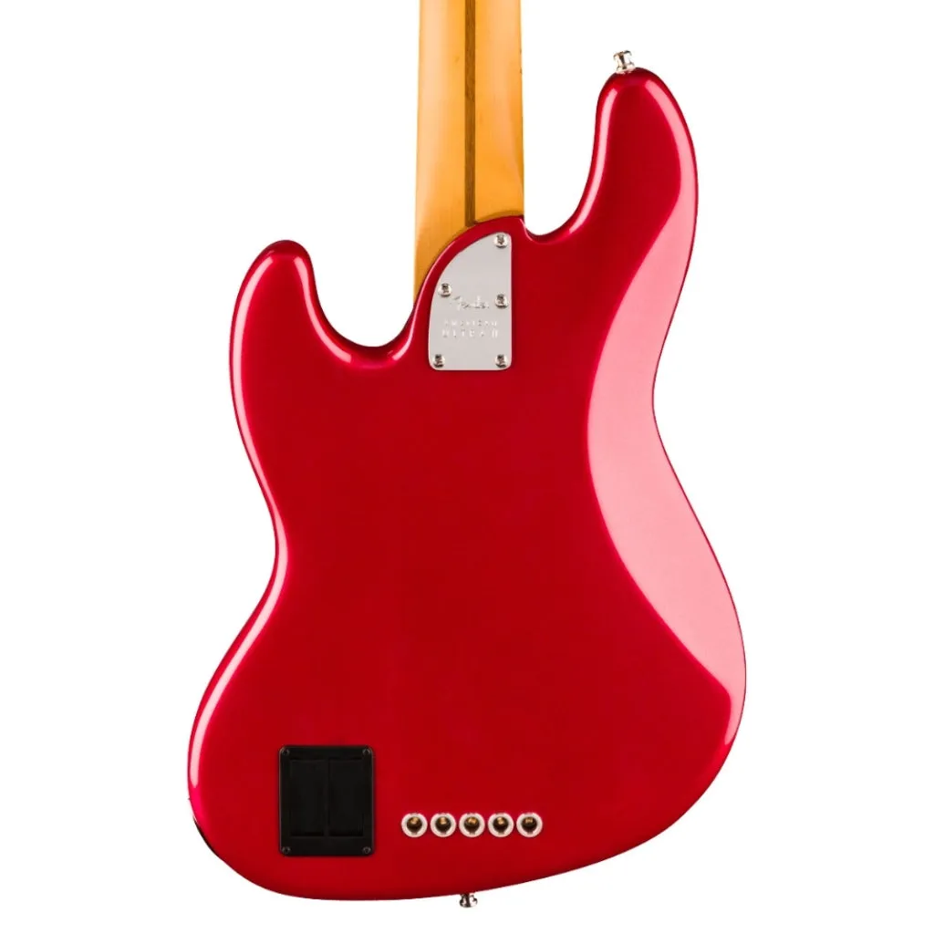 Fender American Ultra II Maple Fingerboard Jazz Bass  V - Sinister Red