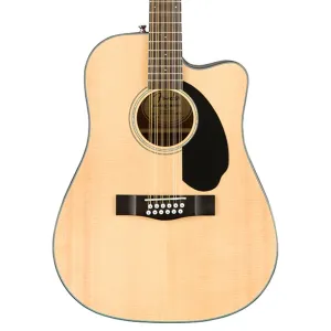 Fender - CD-60SCE Dreadnought 12-string, Walnut Fingerboard - Natural