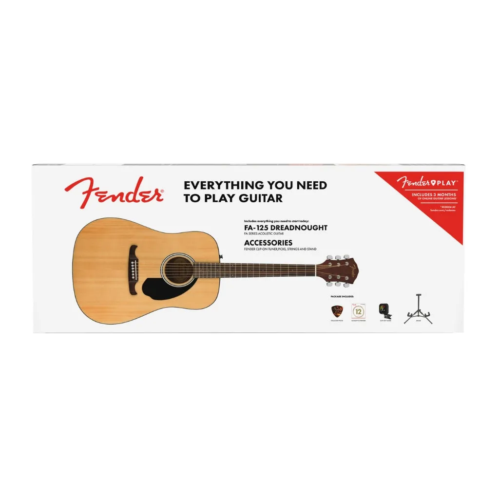 Fender FA-125 Dreadnought Acoustic Pack