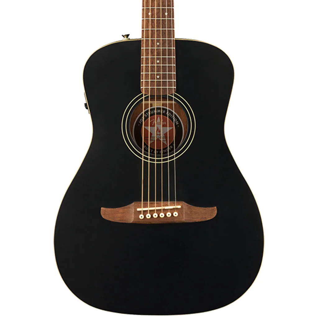 Fender - Joe Strummer Campfire - Walnut Fingerboard - Matte Black
