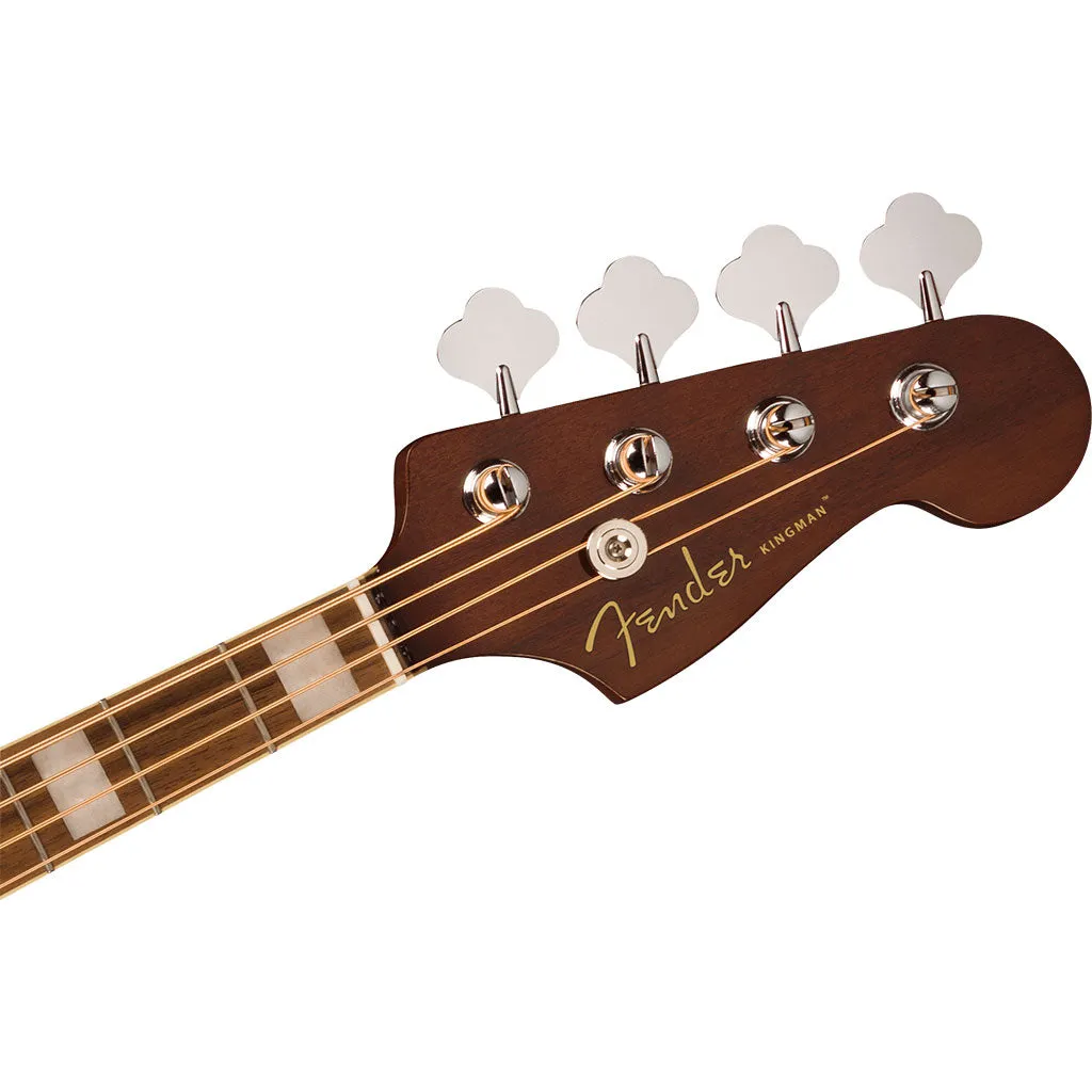 Fender Kingman Bass, Walnut Fingerboard, Black Pickguard, Shaded Edge Burst