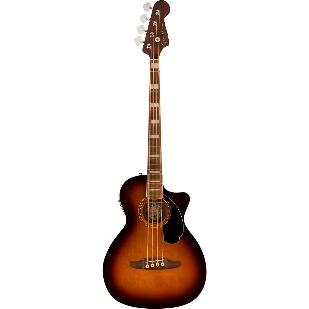 Fender Kingman Bass, Walnut Fingerboard, Black Pickguard, Shaded Edge Burst
