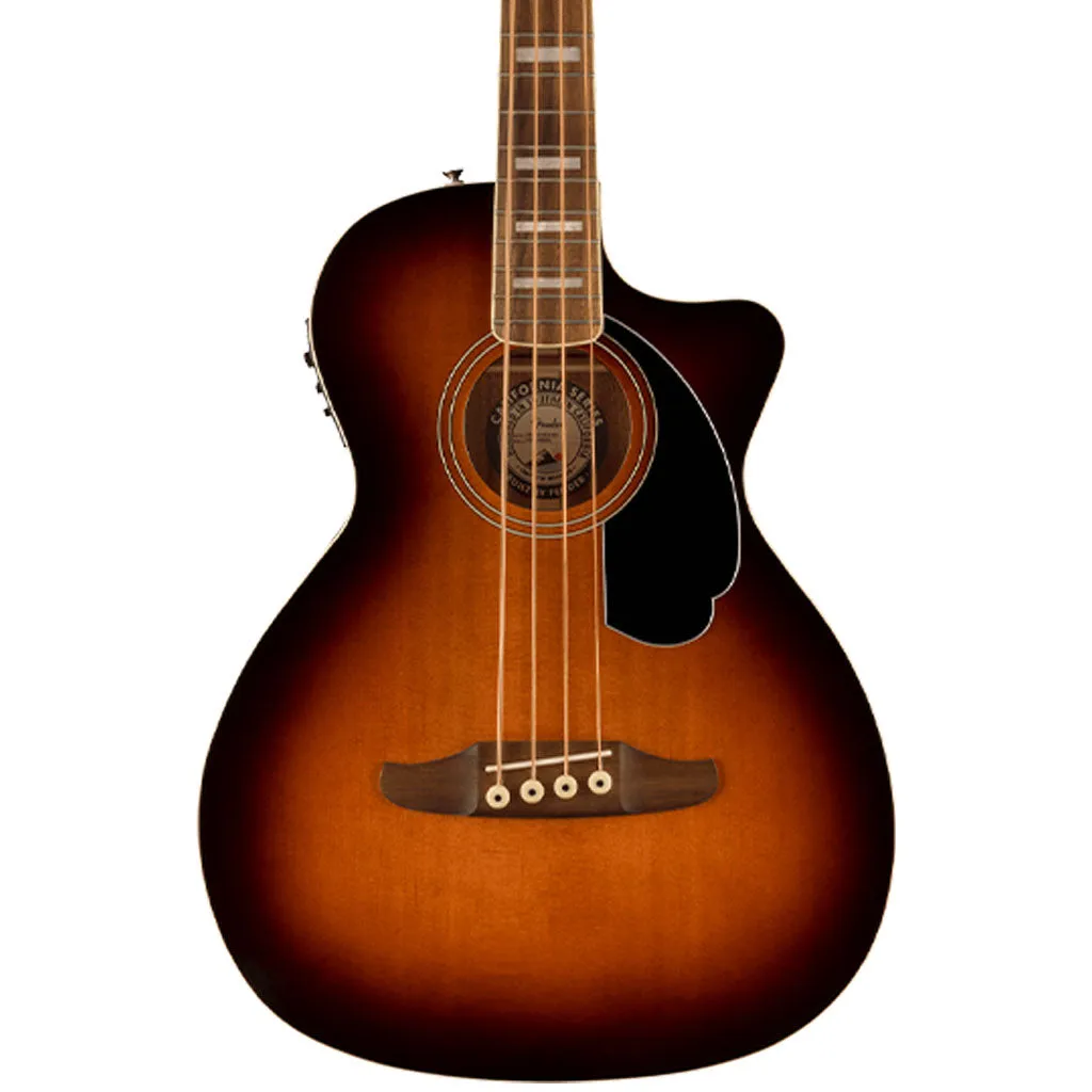 Fender Kingman Bass, Walnut Fingerboard, Black Pickguard, Shaded Edge Burst