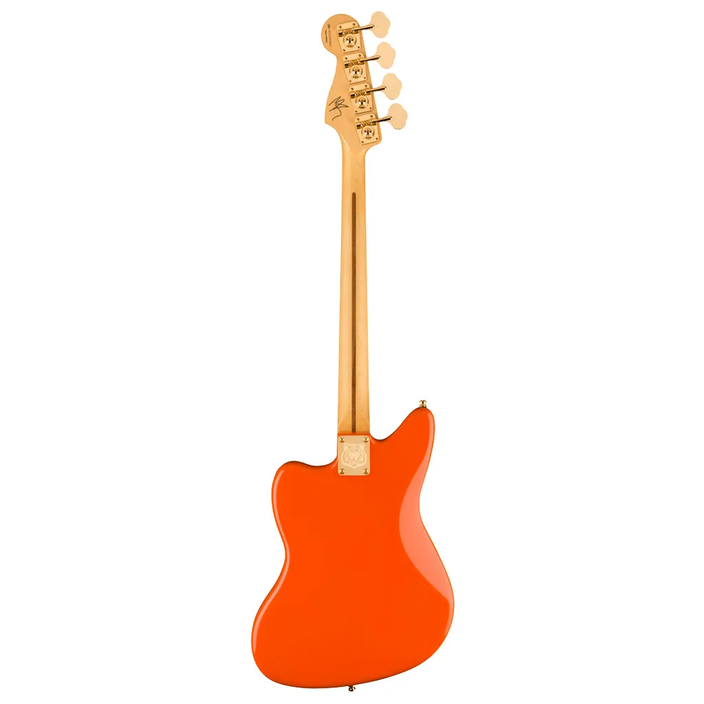 Fender Limited Edition Mike Kerr Jaguar Bass, Rosewood Fingerboard - Tiger's Blood Orange