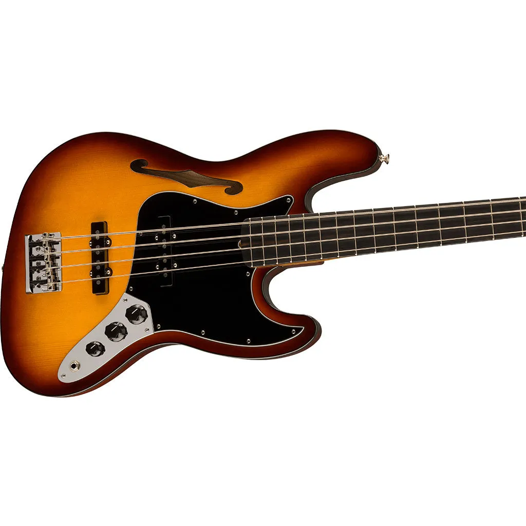 Fender Limited Edition Suona Jazz Bass Thinline, Ebony Fingerboard, Violin Burst