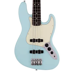 Fender  Made in Japan Junior Collection Jazz Bass, Rosewood Fingerboard, Satin Daphne Blue
