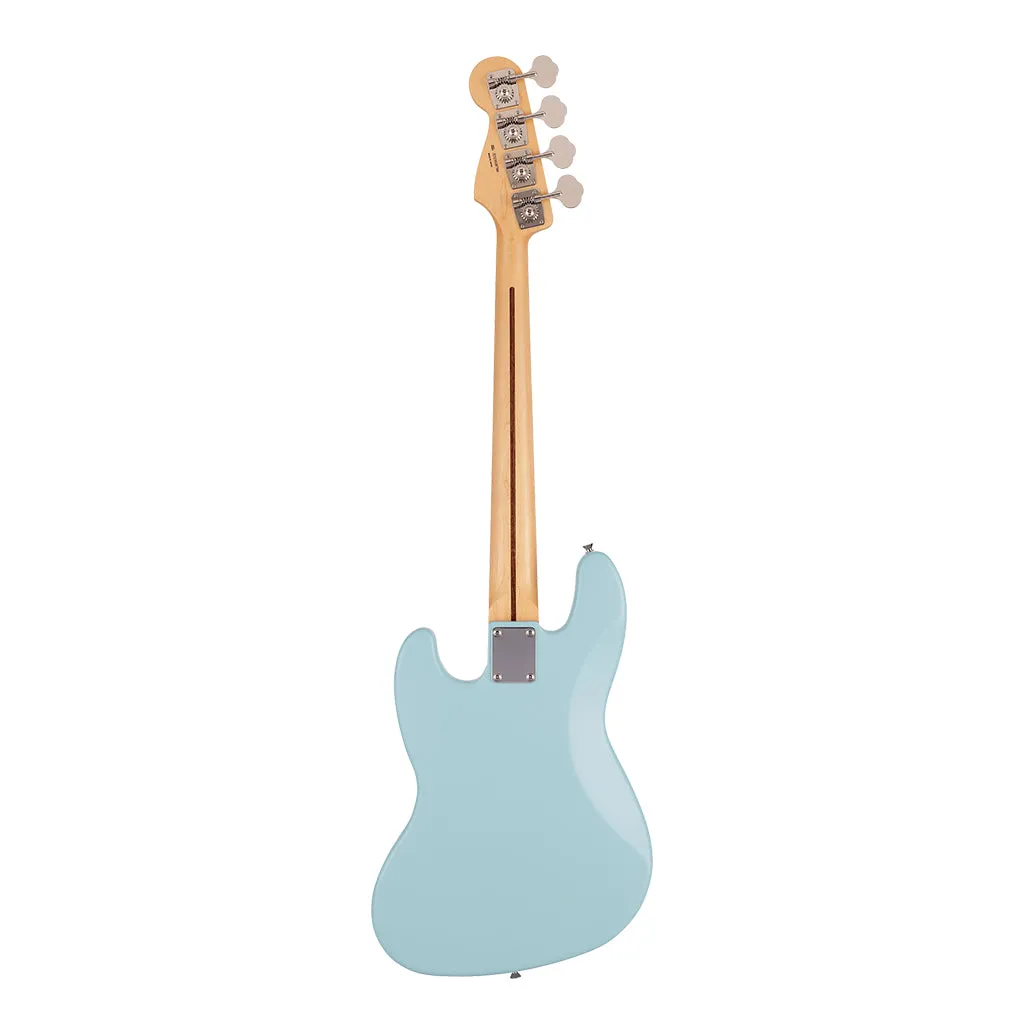 Fender  Made in Japan Junior Collection Jazz Bass, Rosewood Fingerboard, Satin Daphne Blue
