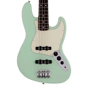 Fender Made in Japan Junior Collection Jazz Bass, Rosewood Fingerboard, Satin Surf Green