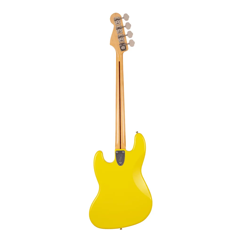 Fender Made in Japan Limited International Color Jazz Bass, Maple Fingerboard, Monaco Yellow