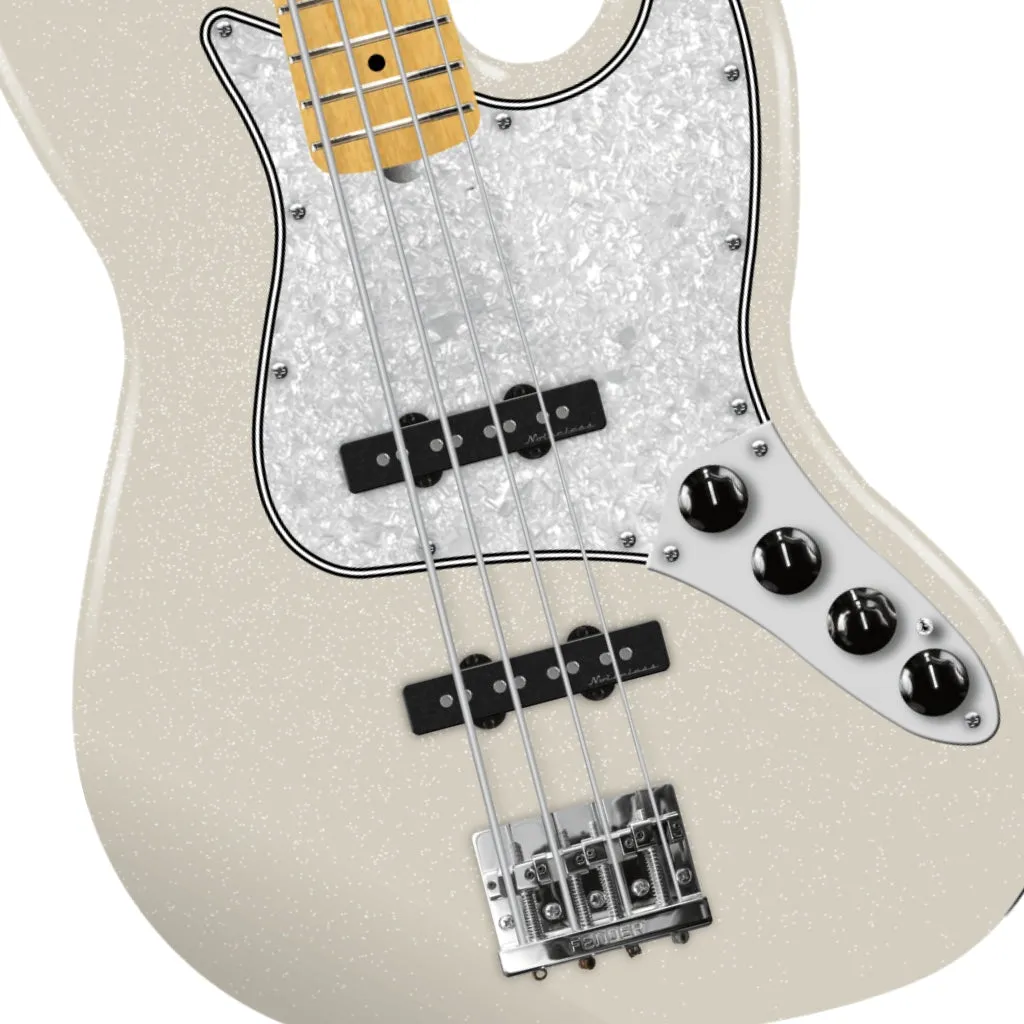 Fender Player II Modified Active Jazz Bass - Olympic Pearl, Maple Fingerboard