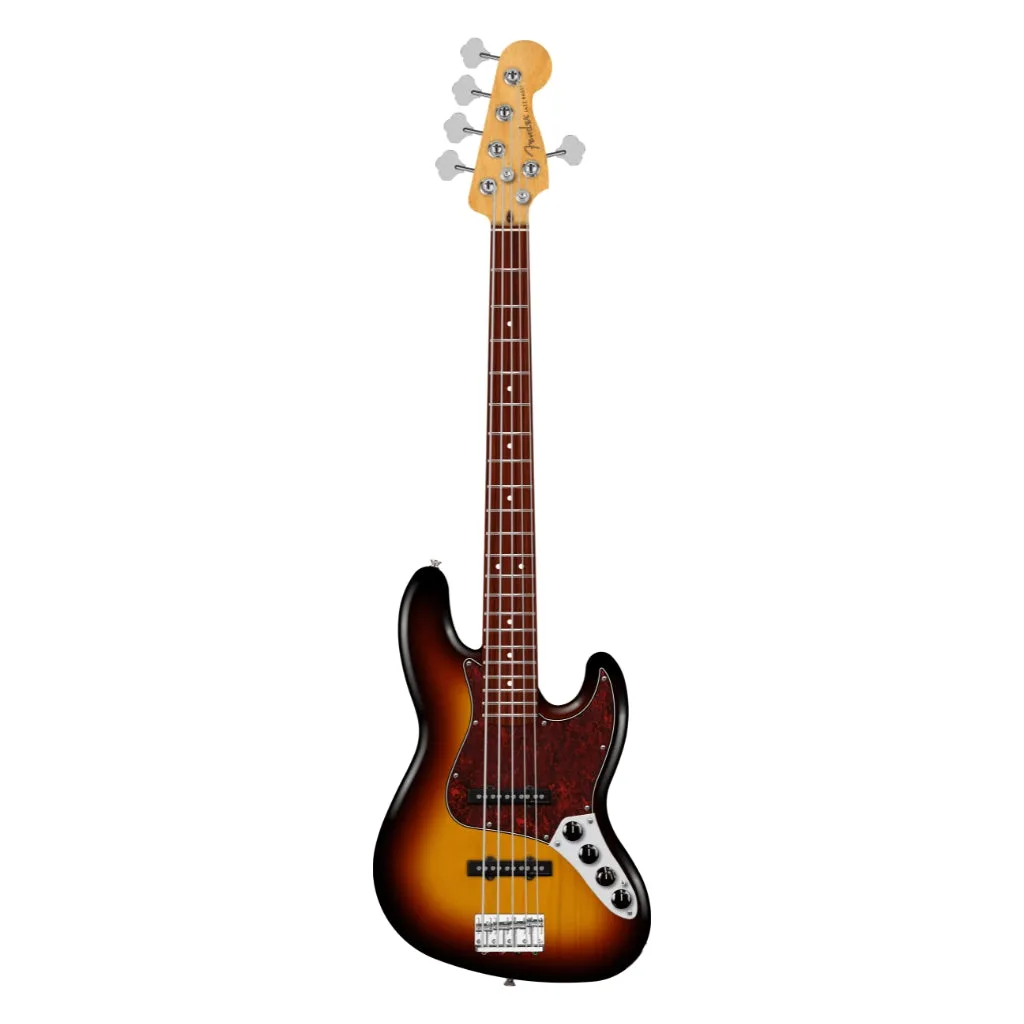 Fender Player II Modified Active Jazz Bass V - 3 Tone Sunburst, Rosewood Fingerboard