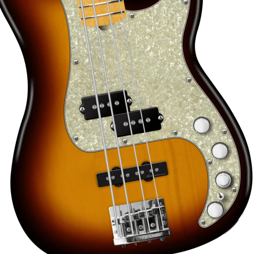 Fender Player II Modified Active Precision Bass - 3 Tone Sunburst, Maple Fingerboard