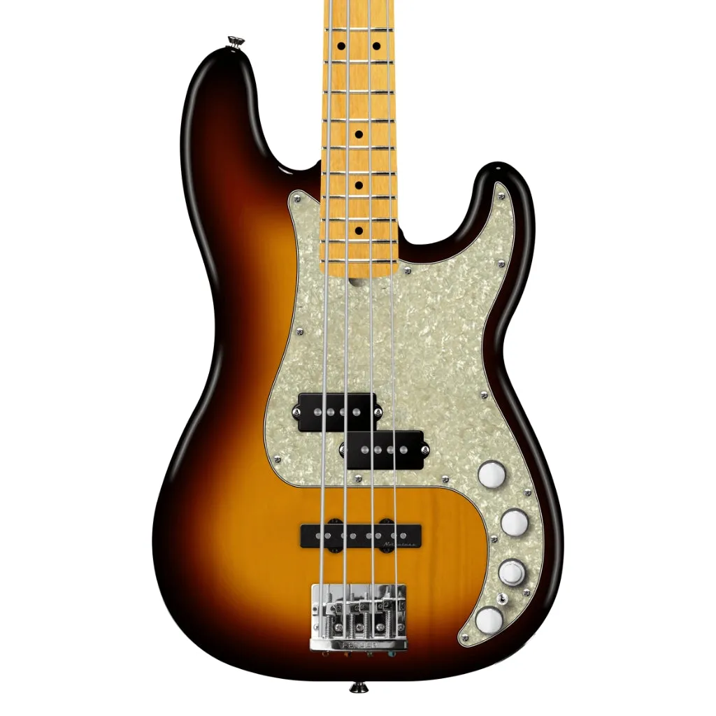 Fender Player II Modified Active Precision Bass - 3 Tone Sunburst, Maple Fingerboard