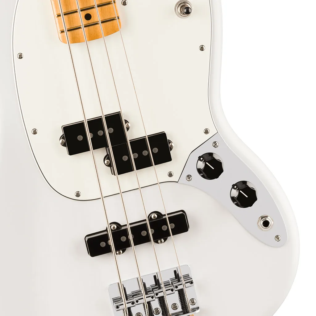 Fender Player II Mustang Bass Maple Fretboard Polar White
